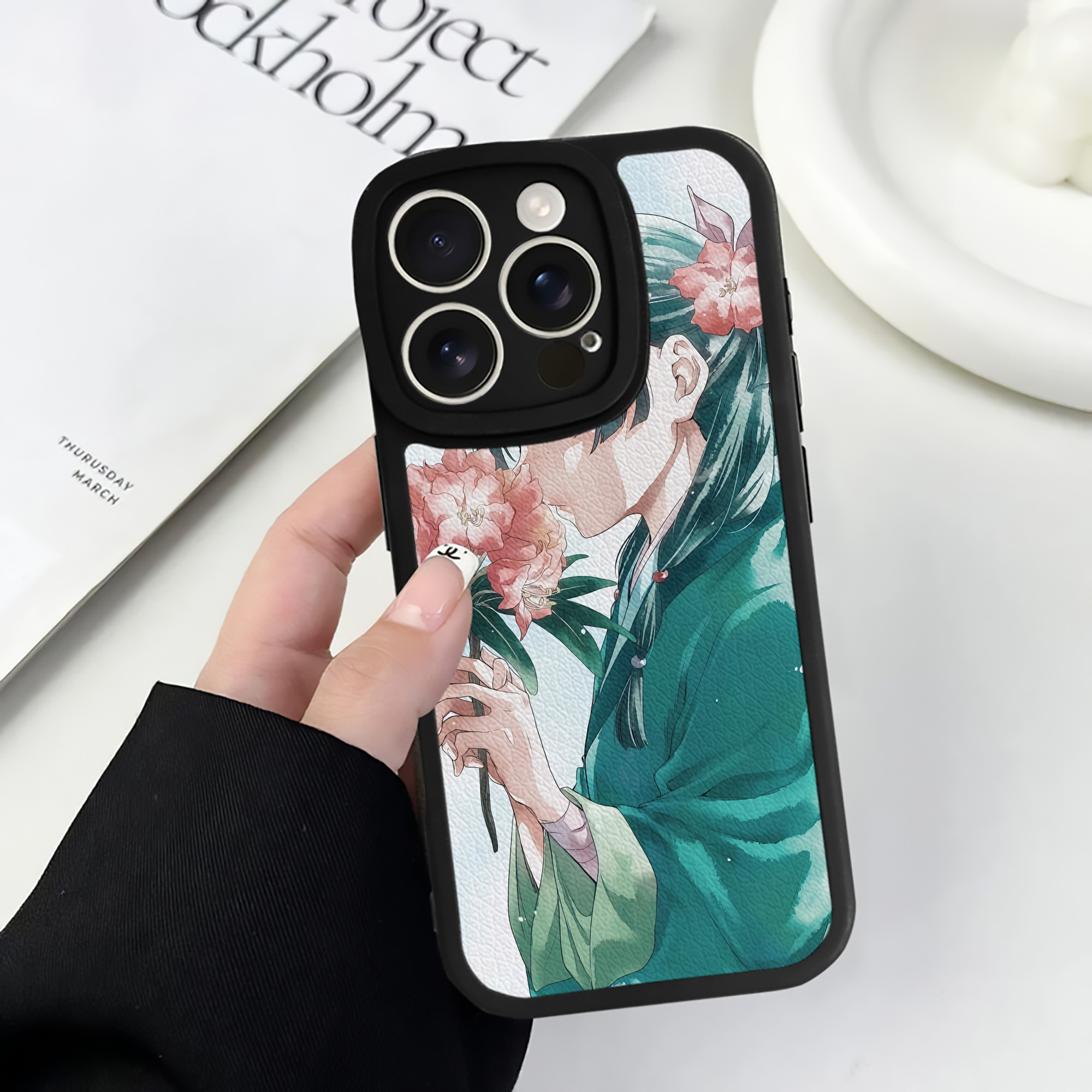 薬屋のひとりごと The Apothecary Diaries 【iPhone 16シリーズ対応】シリコンスマホケース（レザー調） 材質：シリコン